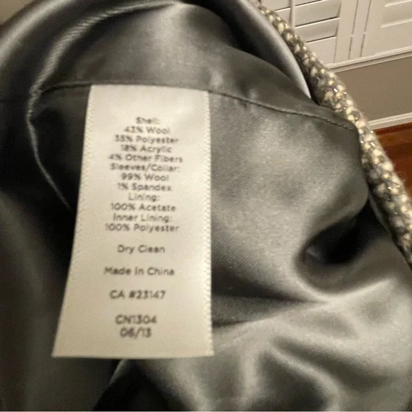 Talbots Gray and Tan Short Sleeve Tweed Dress - Picture 7 of 9